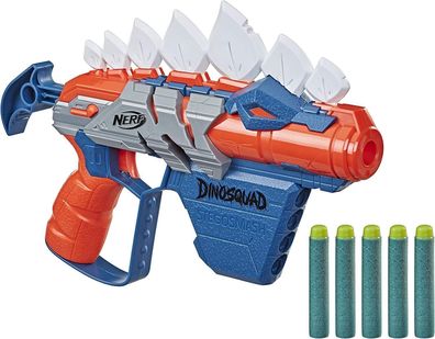 NERF F0805EU4 DinoSquad Stego Smash Dart Blaster 5 NERF Darts Dinosaurier Design