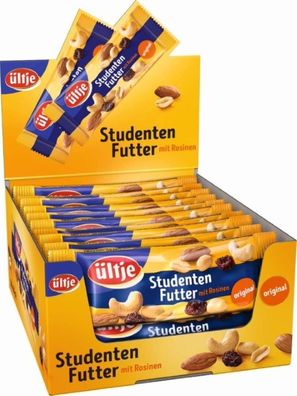 Ültje Studentenfutter Nüsse Original Riegelbeutel Kleine Tüten 20er Pack 20x50g