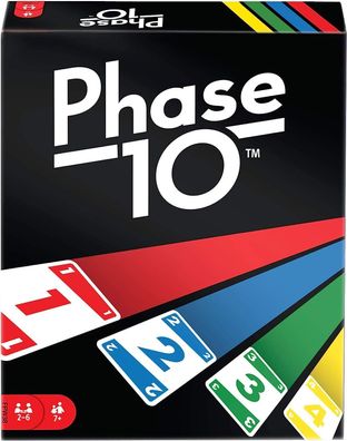 Mattel Games FPW38 Phase 10 Kartenspiel Gesellschaftsspiel Familie 2-6 Spieler