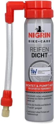 NIGRIN ?60614 Reifen Dicht Reifendichtmittel Pannenhilfe Löcher Reifen 75 ml