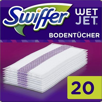 Swiffer WetJet Bodenwischer Wischtücher Bodentücher Nachfüllpack 20 Tücher