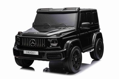 Mercedes Benz G63 XL G-Klasse AMG SUV Geländewagen EVA Reifen 24V 4x200W Schwarz