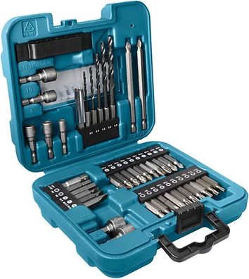 Makita D-58877 Bohrer-Bit-Set Schlitz Kreuz Torx Bohrer Tragekoffer 42 teilig