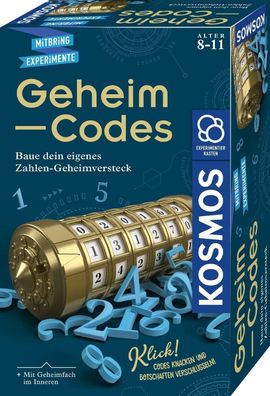 Kosmos 658076 Geheim-Codes Experimentierset Mitbringsel Kryptex Spielzeug Kinder