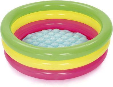 Bestway ?51128 Planschbecken Babypool Kinderpool Ab 1 Jahr 3 Ringe 70 x 24 cm