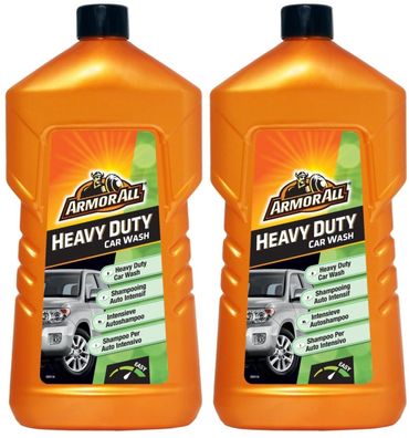 2x Armor All 2L Heavy Duty Auto-Shampoo starker Schmutz Autowäsche Auto-Reiniger