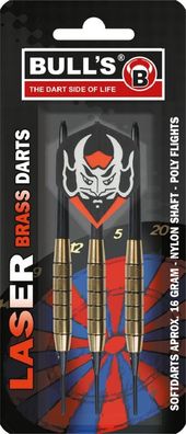 BULL'S Laser Soft Dart, 16 Gr. / Inhalt 6 Stück