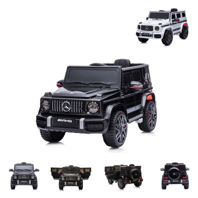 Chipolino Kinder Elektroauto SUV Mercedes G63 AMG Fernbedienung Gurt EVA-Reifen