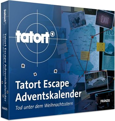 Franzis 67197 Tatort Adventskalender Tod unter dem Weihnachtsstern Escape Room