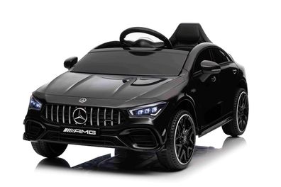 Mercedes-Benz CLA 45s AMG Kinderfahrzeug Kinderauto Kinderelektroauto 12V Schwarz