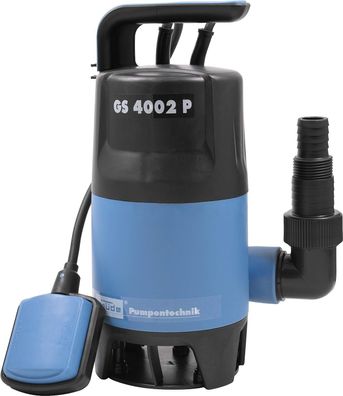 Güde GS4002P Abwassertauchpumpe Schwimmerschalter 400 W 7500 l/h Förderhöhe 5 m