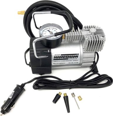 Mannesmann Mini-Alu-Kompressor 140 PSI M01790 15.000 mA 35 Liter Förderdruck