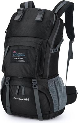 Mountaintop 40 L Erwachsene Rucksack Trekkingrucksack Wandern 55 x 33 x 20 cm