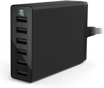 Anker PowerPort 6 (60W 6-Port USB Ladegerät) Family-Sized Desktop Ladeadapter