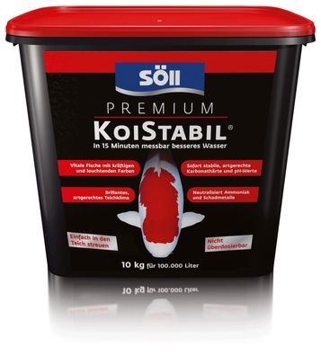 Söll Teichpflege 10 Kg Premium KoiStabil Wasseroptimierer für 100 Qbm