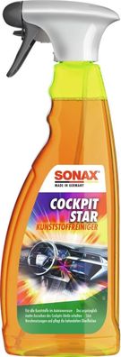 SONAX CockpitStar Cockpitreiniger Auto Kfz Kunststoffteile Antistatisch 750 ml