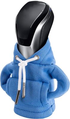 Corated Schalthebel Hoodie Blau Auto Schaltknauf Abdeckung Kleiner Hoodie Deko