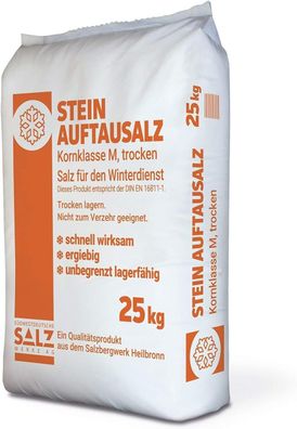 Streusalz Auftausalz Nordsalz Winterdienst Streugut Trocken Ergiebig 25 kg Sack