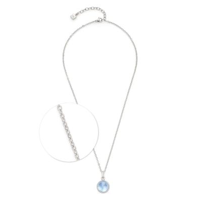 Leonardo Schmuck Damenhalskette Bea Graublau 024357