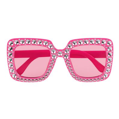 Partybrille Bling Bling pink