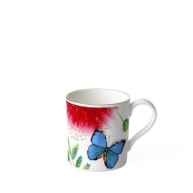 Villeroy & Boch Amazonia Kaffeeobertasse Premium Bone Porcelain bunt handbemalt