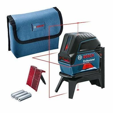 Bosch Professional Kreuzlinienlaser GCL 2-15 Set Drehhalterung Schutztasche