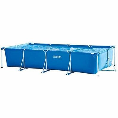 Intex 28273 Rectangular Frame Pool Aufstellpool PVC 7127 Liter 450 x 220 x 84 cm