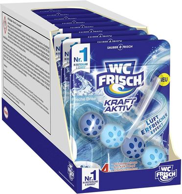 WC-Frisch Kraft Aktiv Duftspüler Frische Brise WC-Reiniger WC-Stein 10er Pack