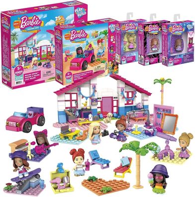 MEGA Construx HBF32 Barbie Malibu Bauspielzeugset Bundle Mädchen Spielzeug