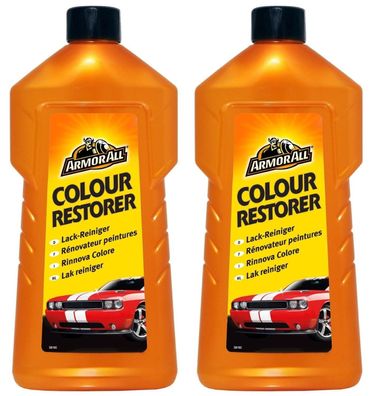 2x PACK Armor All Ultra Lack-Reiniger Colour Restorer Auto-Politur Lack-Pflege