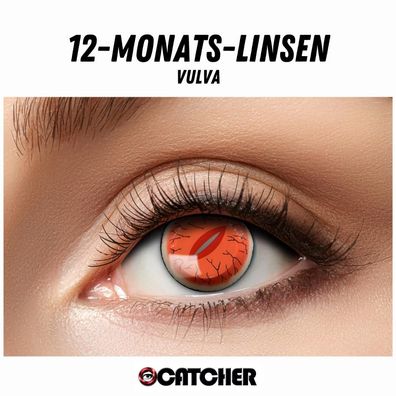 12 Monatslinsen Vulva Rot Orange Motivlinse