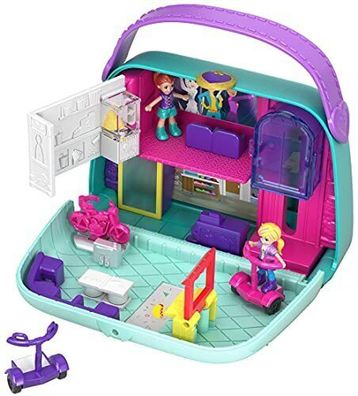 Polly Pocket GCJ86 Einkaufszentrum Schatulle Mini Puppen Spielzeug Mädchen