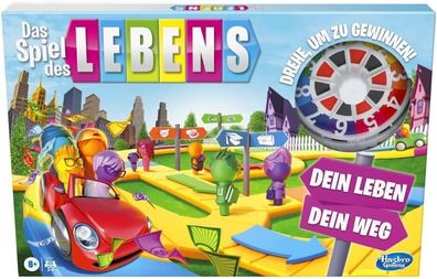 Hasbro Das Spiel des Lebens Brettspiel für die ganze Familie für 2-4 Spieler