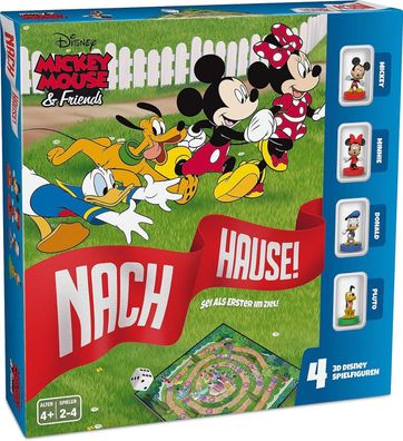 ASS Altenburger 22501061 Maus Mickey Mouse & Friends-Nach Hause-Das Würfelspiel