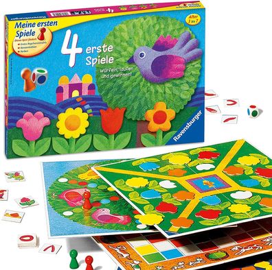 Ravensburger 21417 Spielesammlung Kinder 4 erste Spiele Brettspiel Familienspiel