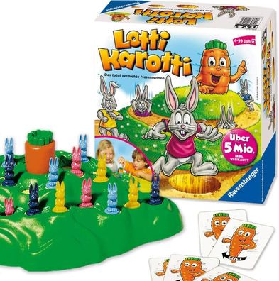 Ravensburger 21556 Lotti Karotti Brettspiel Gesellschaftsspiel Familienspiel