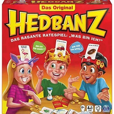 Spin Master 6059492 Hedbanz Das Rasante Ratespiel Gesellschaftsspiel Familie