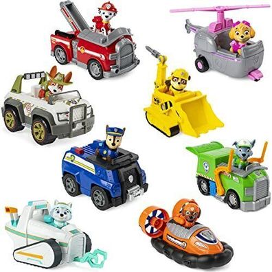 PAW Patrol 6052310 Basis Fahrzeug Figur Marshall Chase Zuma 1 Fahrzeug Sortiert