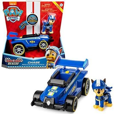 PAW Patrol Chases Race & Go Deluxe Basis Fahrzeug Figur Spielzeug Soundeffekte