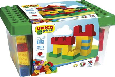 Unico Plus 8525 Box Bausteine Bodenplatte Aufbewahrungsbox Kompatibel 250 Teile