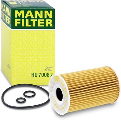 MANN-FILTER HU 7008 z Ölfilter PKW + Transporter Ersatzteil Schutz und Dichtung