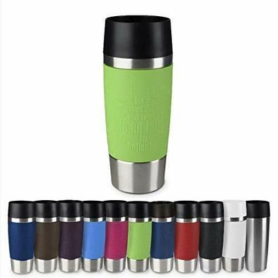 Emsa 513548 Travel Mug Classic Thermo Isolierbecher Fassungsvermögen Grün 360ml