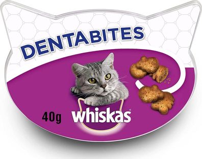 Whiskas Katzensnacks Knuspertaschen Huhn Gegen Zahnstein 8 Packungen 8 x 40 g