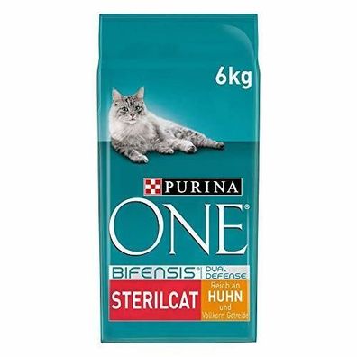 PURINA ONE Bifensis Sterilcat Katzenfutter Trocken Sterilisierte Katzen Huhn 6kg