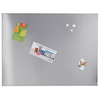 Zeller 11119 Magnettafel 60,0 x 80,0 cm silber