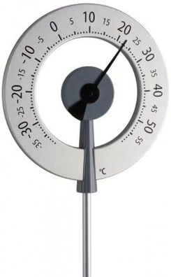 TFA Dostmann 12205510 Lollipop analoges Design Gartenthermometer wetterfest