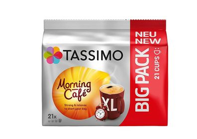 Tassimo Kapseln Morning Café Kaffee Stark 105 Kaffeekapseln 5 Pack 5 x 21 Stück