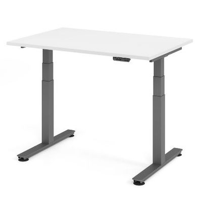 Büro Schreibtisch Stehtisch höhenverstellbar 120x80 cm Modell XDSM12 mit Memory-Sc