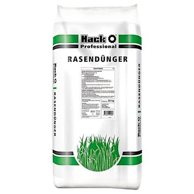 HACK PROFI Rasendünger Sport Basic 24 + 5+5 25 kg Sportrasendünger Langzeitdünger