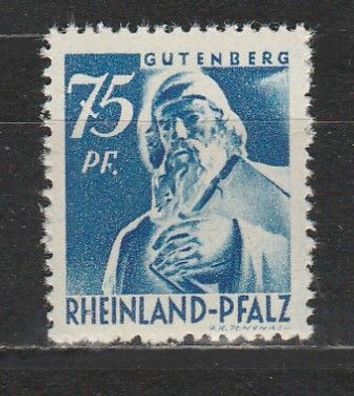 Rheinland-Pfalz Mi. Nr. 0013 * *